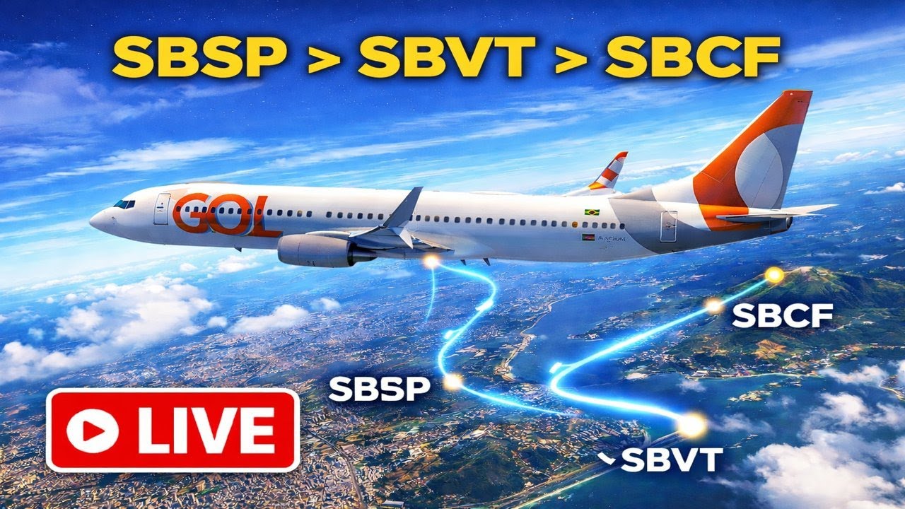 🔴 XPLANE 11 🛫 CONGONHAS 🛬🛫 VITORIA 🛬 CONFINS - B7378 ZIBO PXN-2113 PRO 🔴