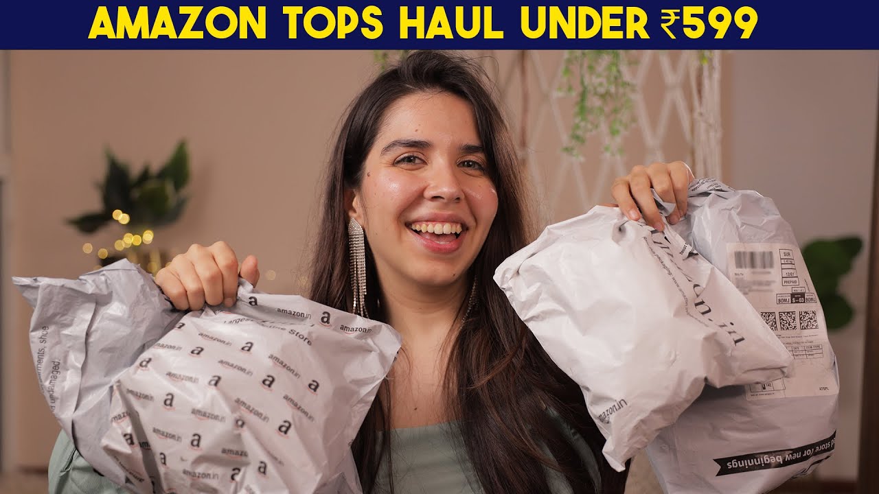 *HUGE* AMAZON SALE HAUL- Upto 80% OFF Great Republic Day Sale!😱 UNDER ₹599 STYLISH TOPS! | Heli Ved