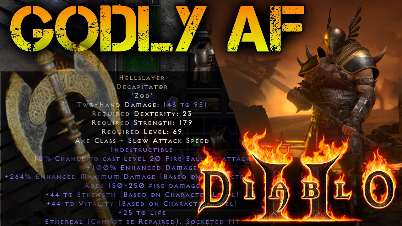 Eth HELLSLAYER on BARBARIAN | Diablo 2 Resurrected