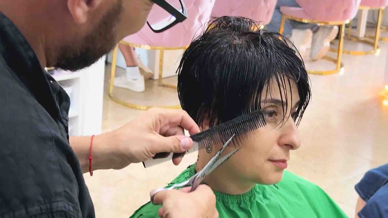 Low Maintenance Undercut Pixie Haircut for Mature Women
