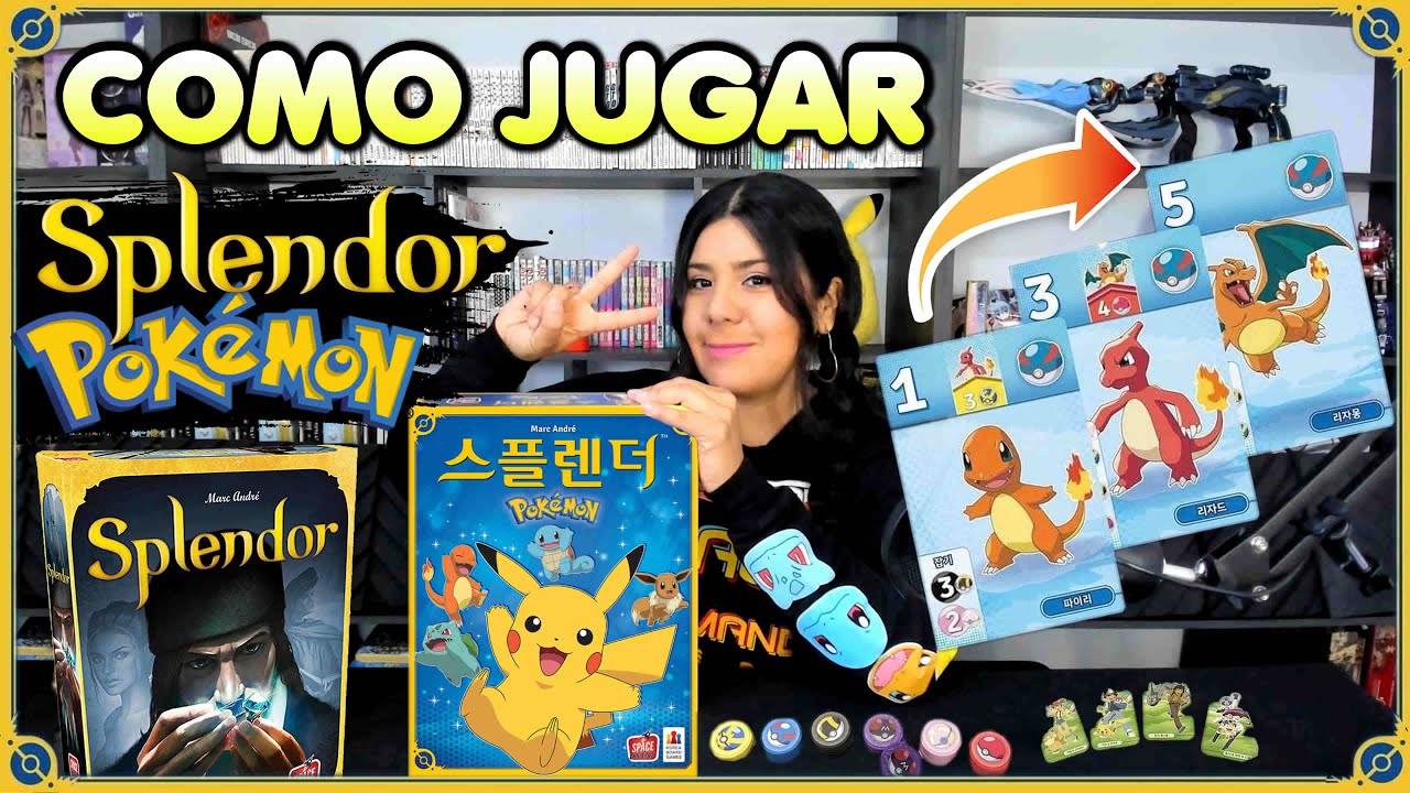 Como jugar Splendor POKEMON Edición Especial Exclusiva de Corea  #pokemon