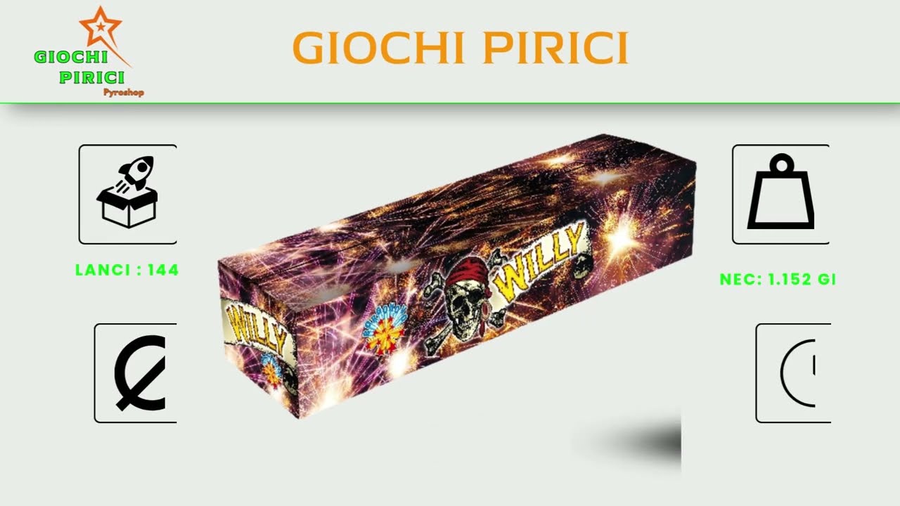 Willy 144 Lanci Calibro 22 mm