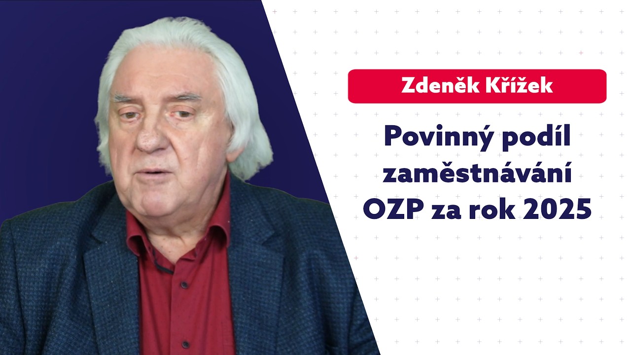 Povinný podíl zaměstnávání OZP za rok 2025