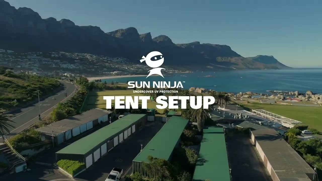 Sun Ninja - Beach Tent 3-Step Set Up - Quick Guide