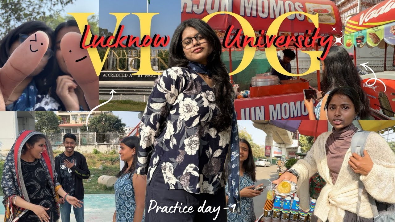 Day in the Life of a College Student🇮🇳 : Event practice, Bunking classes, Fun💕 | Lucknow University✨