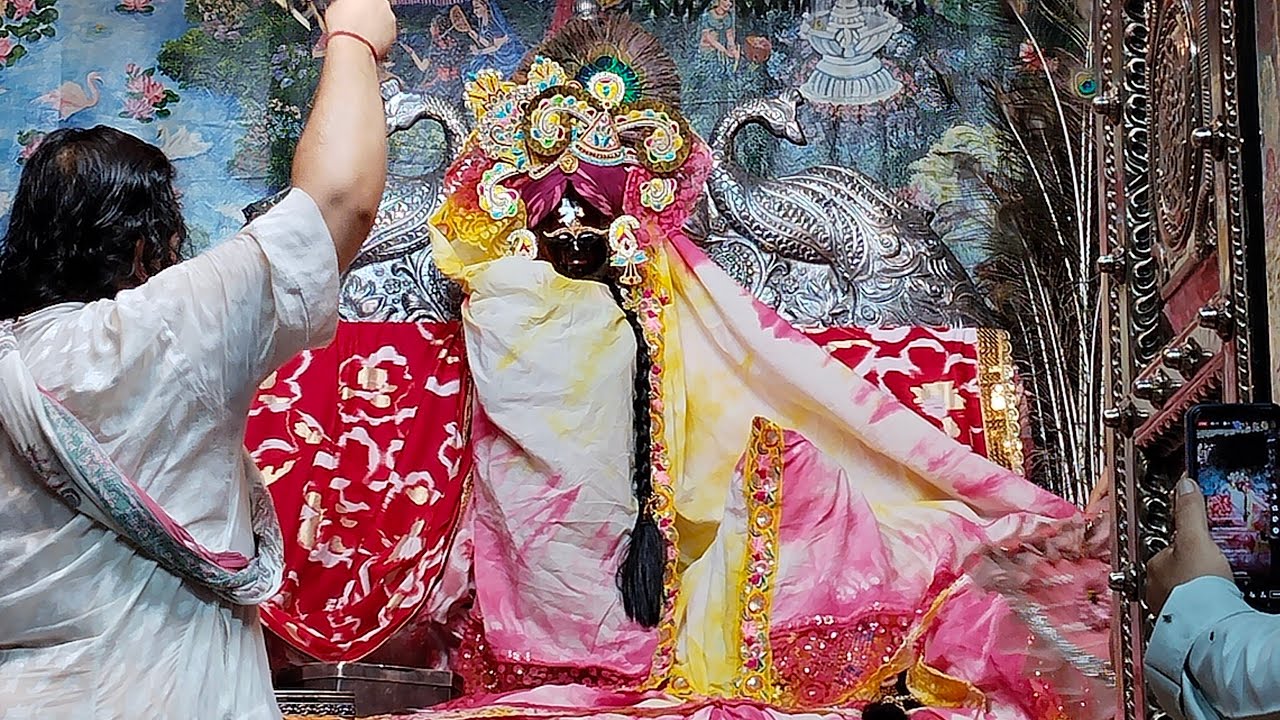 🔴Live - श्री राधावल्लभ लाल जू महाराज के मंगला आरती दर्शन 8.7.25