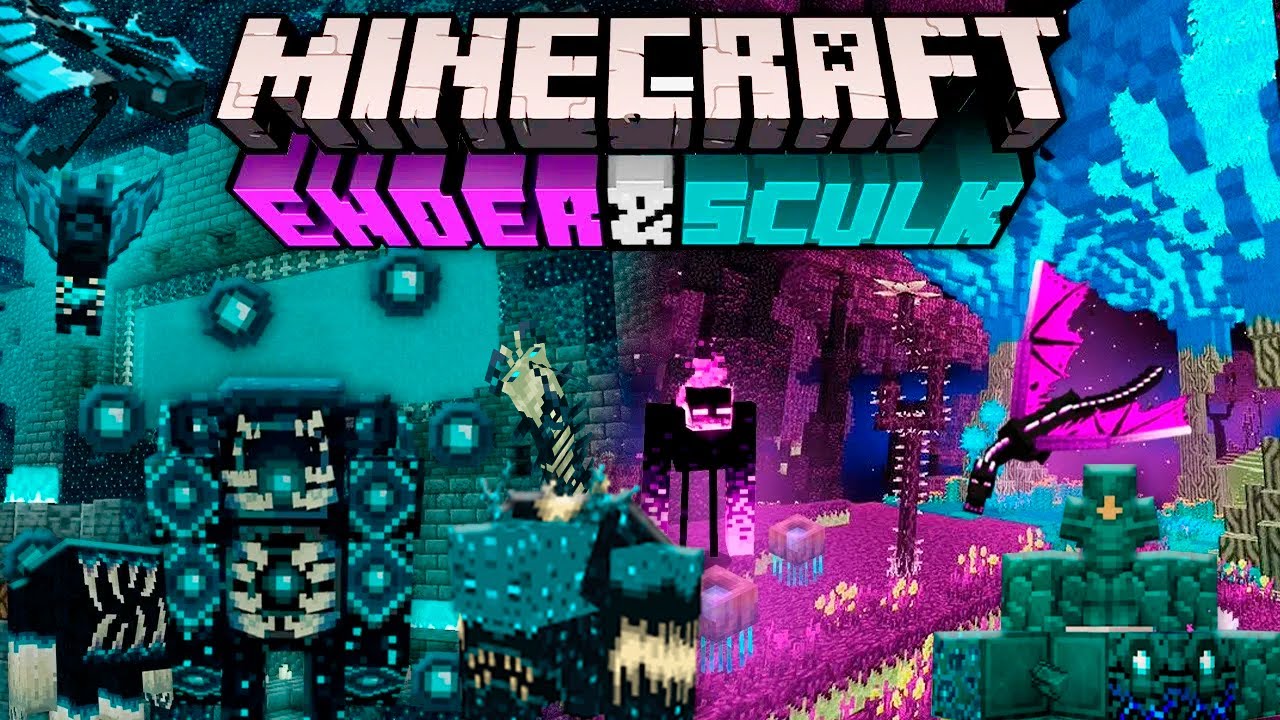 Minecraft - END & SCULK UPDATE TRAILER (Deep Dark Dimension & Enderite)