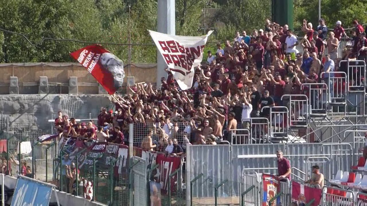 FC Südtirol - Reggio Audace 0-3: Tifo Teste Quadre