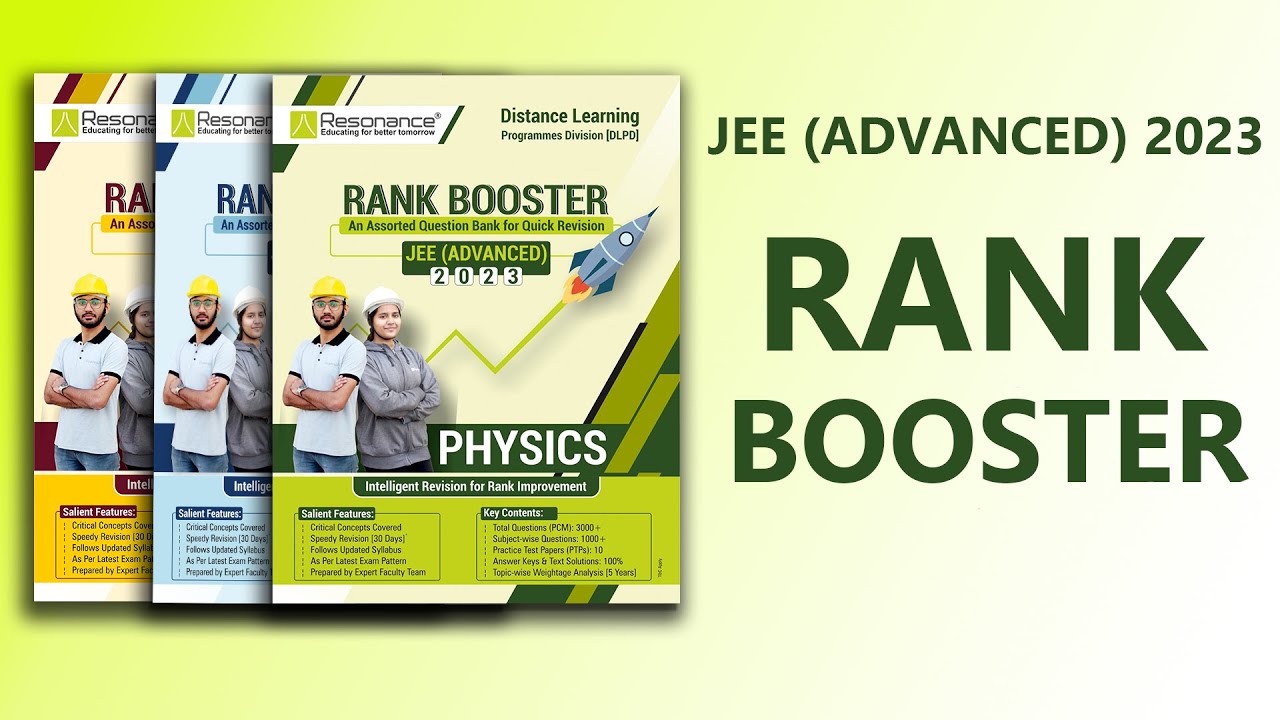 Rank Booster for JEE (Advanced) 2023...for Physics, Chemistry & Mathematics