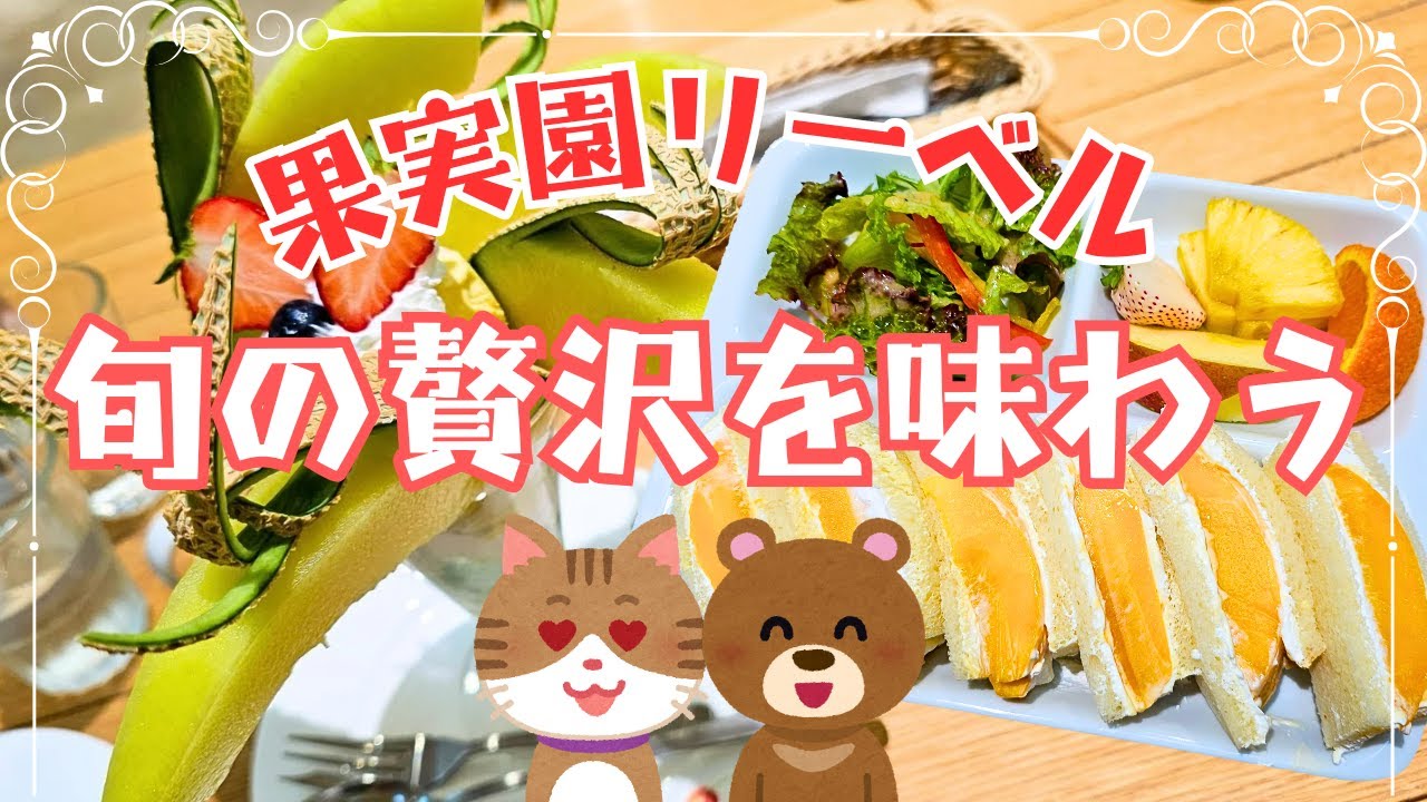 【旬の贅沢】宮崎マンゴーに静岡産マスクメロンをいただきます♡ いつでも素晴らしい果物を食べさせてくれます!!【果実園リーベル】