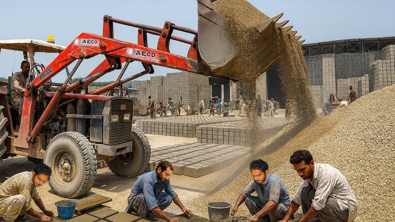Tuff Tile Manufacturing | Watch How to Make Paver Blocks in Factory