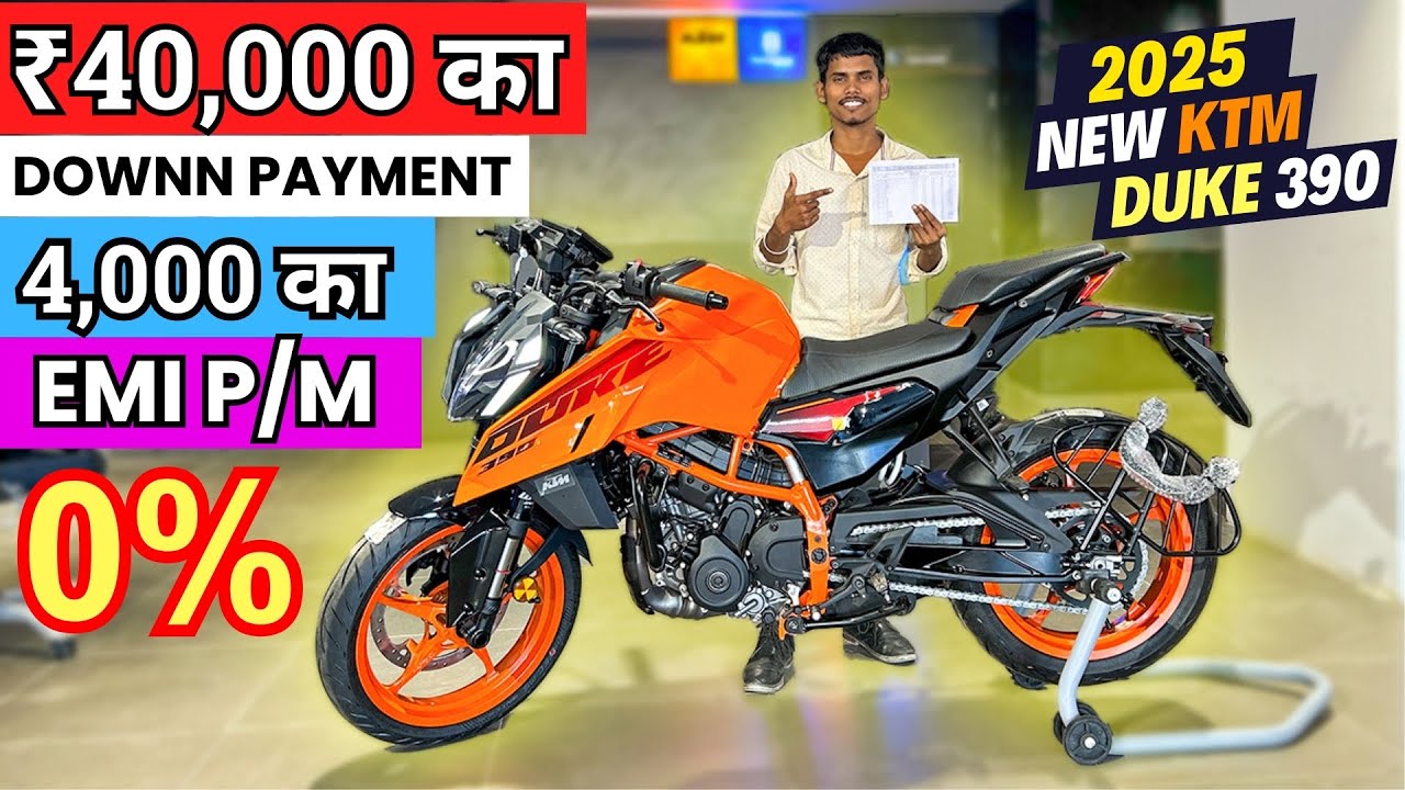 Buy New KTM DUKE 390 At ₹40,000 🔥| 2025 KTM DUKE 390 EMI & Downpayment | Finance | duke 390 2025