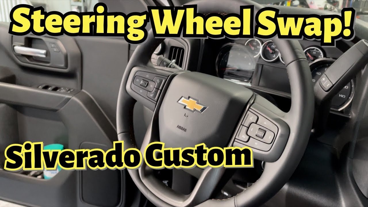 Новый кожаный руль | Chevrolet Silverado 2500 HD Custom 2021 года с Duramax