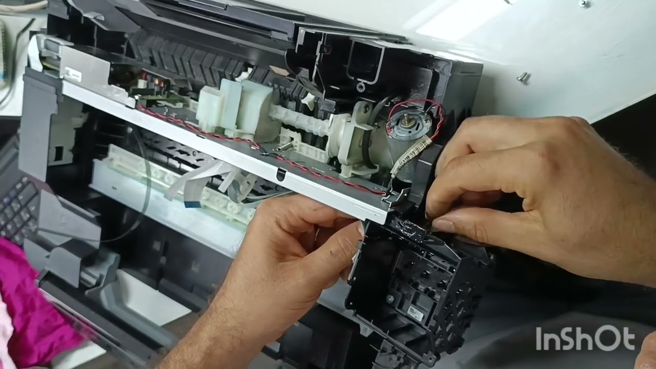 09 - Impressora batendo, pancada ao imprimir. Trocando a correia