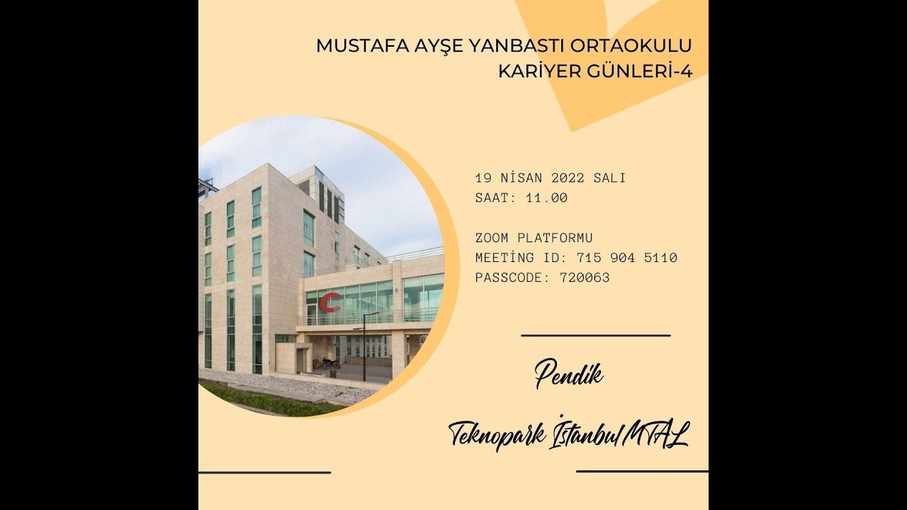 Kariyer Günleri 4 - İstanbul / Pendik - Teknopark İstanbul Mes. ve Tek. And. Lisesi Tanıtımı