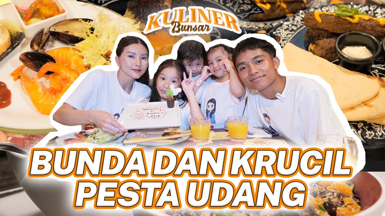 SARWENDAH DAN ONYO MAKAN UDANG SEPUASNYA SAMPE KENYANG !!