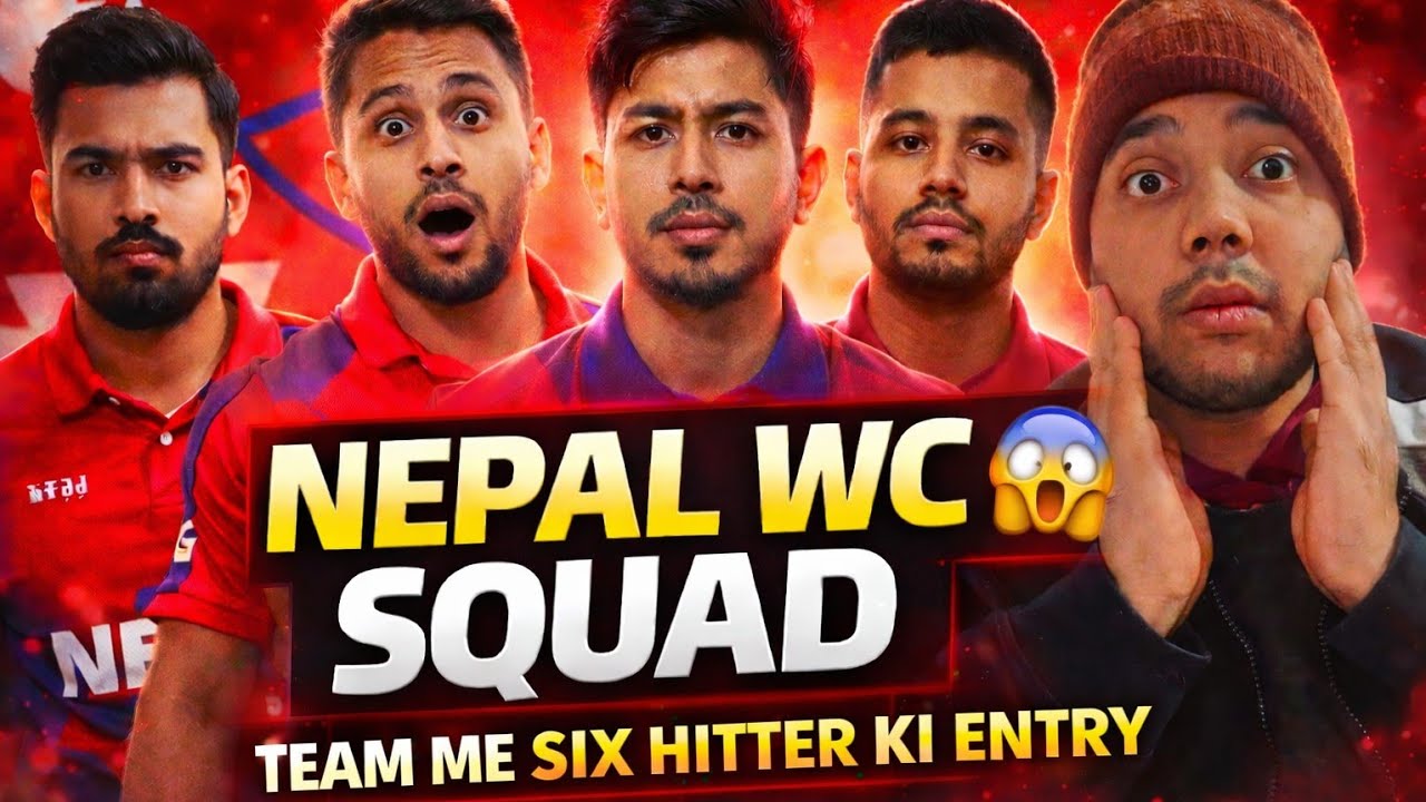 Nepal T20 World Cup Squad Announced 🇳🇵 | Full Team List | Rohit Paudel Captain 🔥