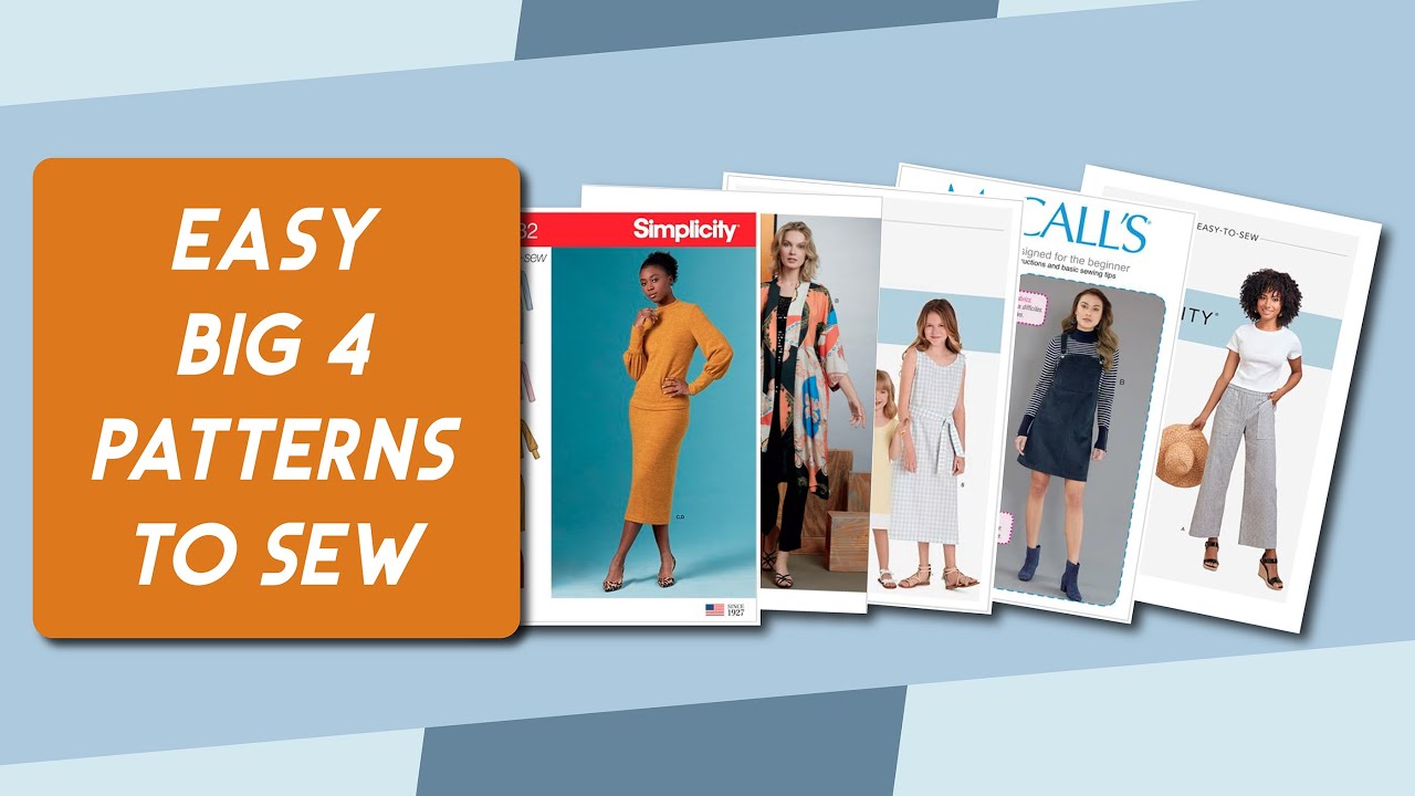 Looking for EASY sewing patterns? Beginners, START HERE