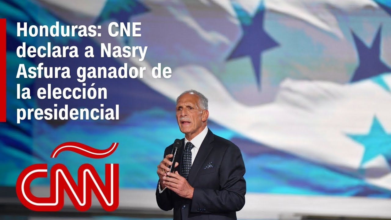 Nasry Asfura gana elecciones presidenciales de Honduras, según el CNE