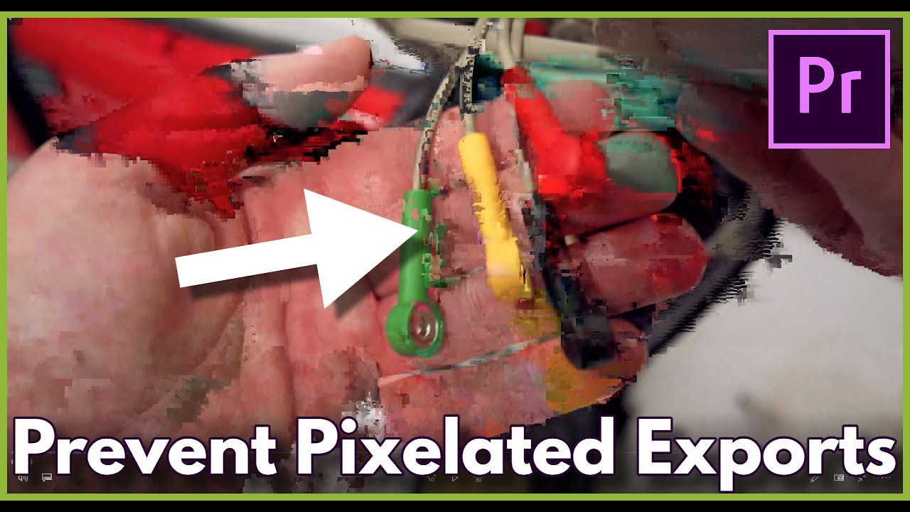 How To AVOID a Pixelated Export in Adobe Premiere Pro 2022