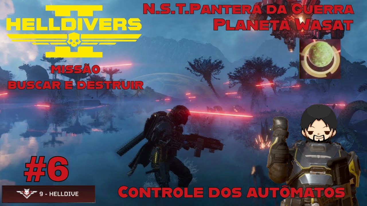 N.S.T.Pantera da Guerra, Orbita de Wasat, Controle de Autômatos, Missão Buscar e destruir #6