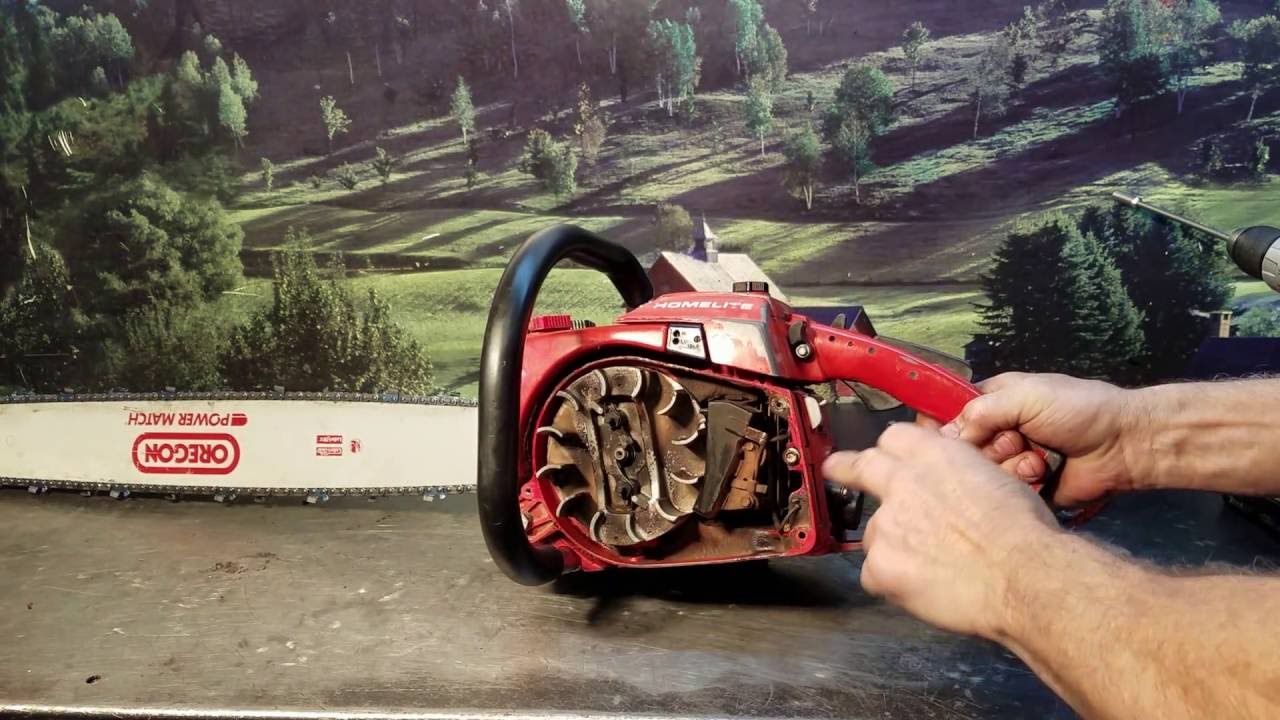 The Chainsaw Guy shop talk vintage Homelite 360 Chainsaw throw back