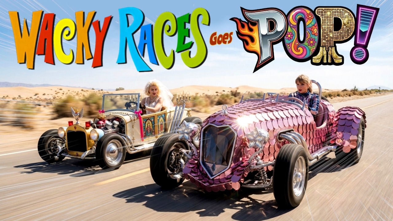 Wacky Races goes Pop!