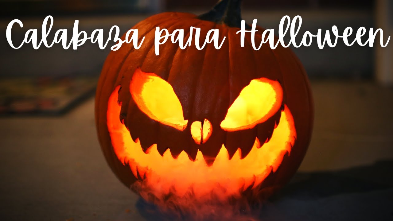 COMO HACER UNA CALABAZA PARA HALLOWEEN: Aprende como tallar una calabaza fácil y rápido