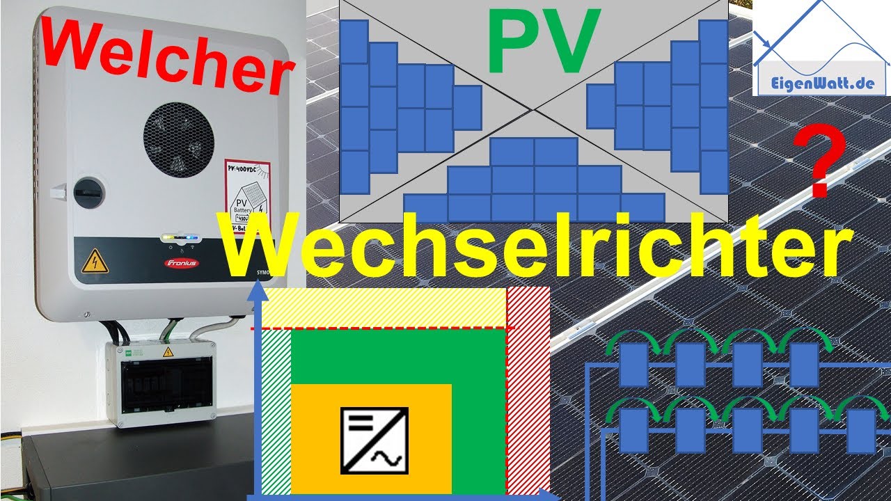 Wie den richtigen Wechselrichter für meine Photovoltaikanlage mit elektrischer Auslegung finden?