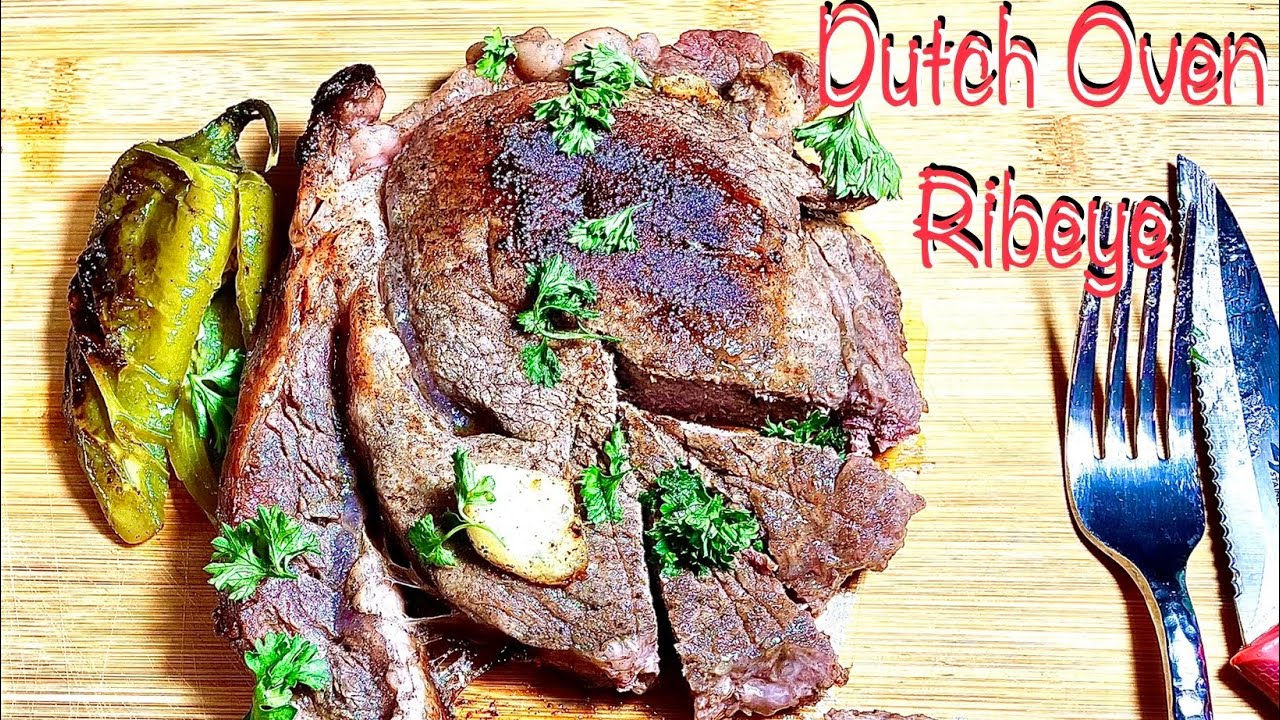 Dutch Oven Ribeye Steak Roast - Healthy
