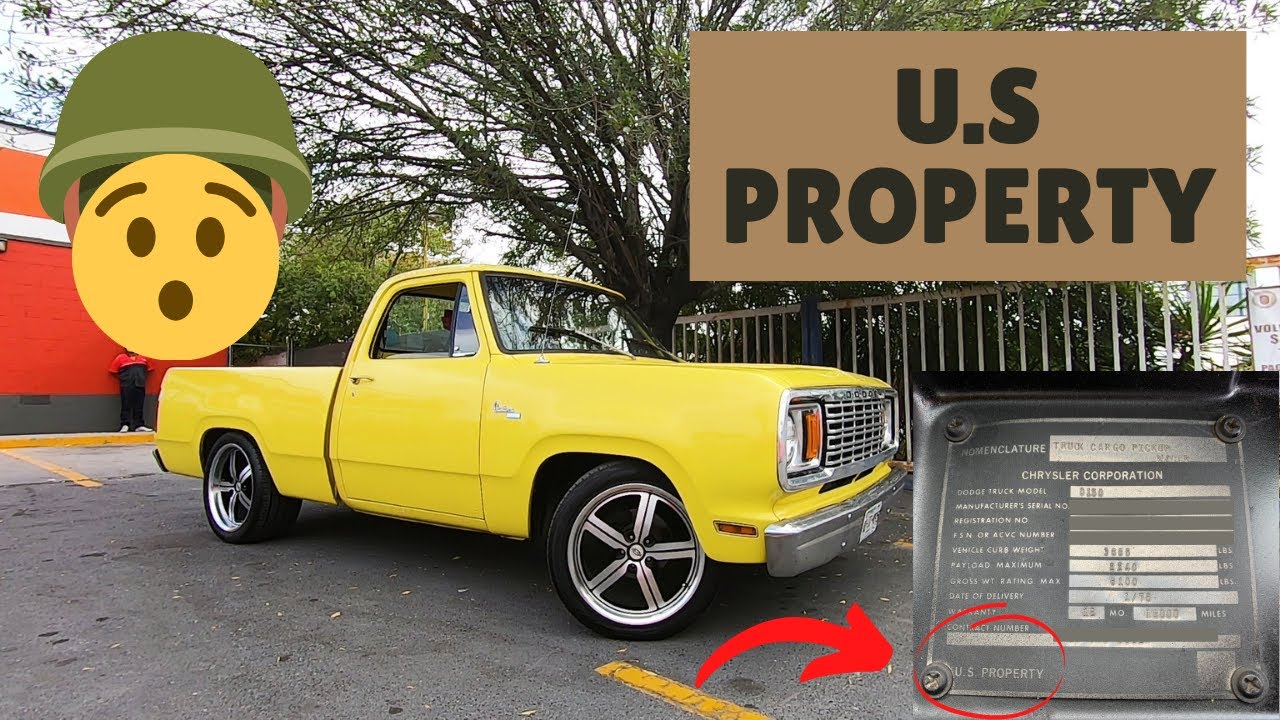 DODGE D100 MODELO 1978 | ¡NO SE VEN TODOS LOS DIAS!