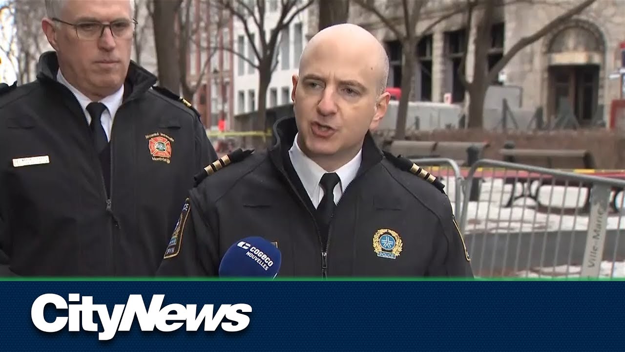 Authorities update Old Montreal fire