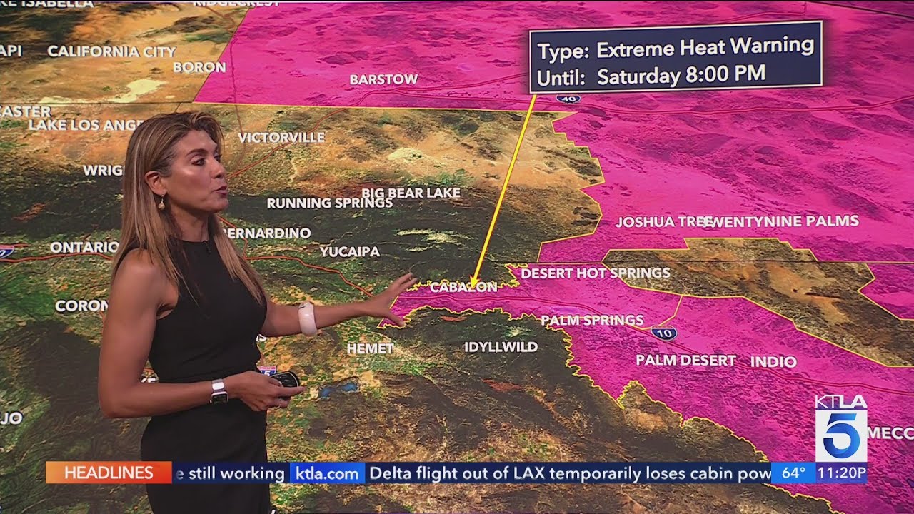 KTLA 5 News 11 p.m. Weather Forecast - Friday, March 20, 2026