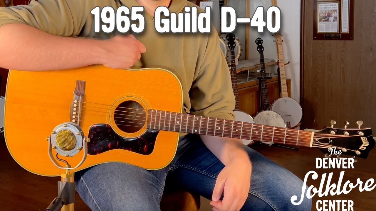 The 60's Best Guitar Builder? 1965 Guild D-40 - The Denver Folklore Center