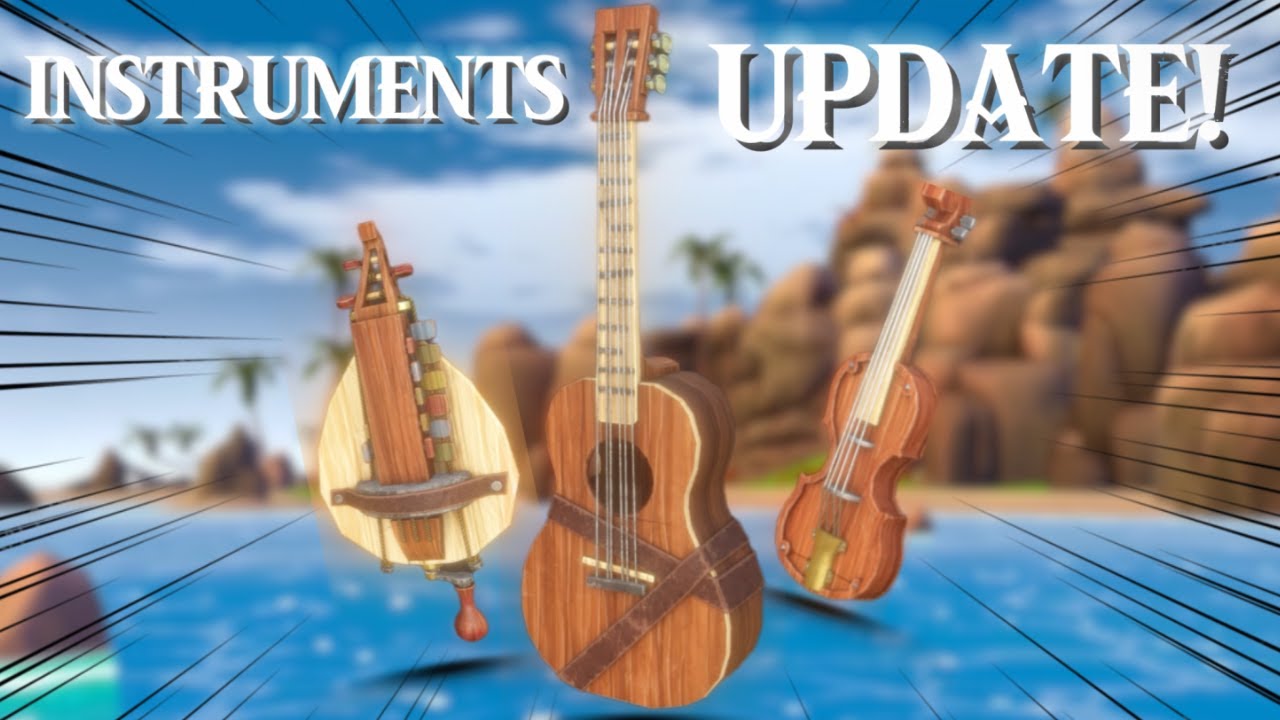 *NEW* instruments UPDATE in Sail vr🎸