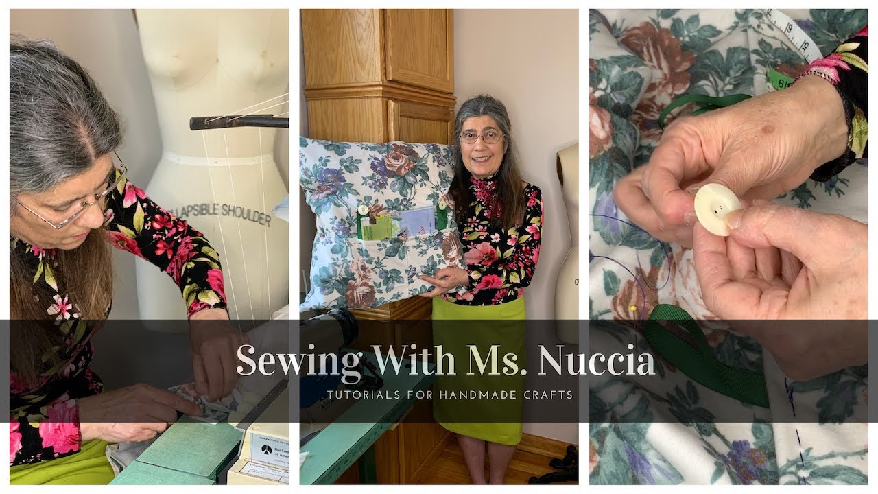 Sewing with Ms. Nuccia | Sewing 101 | Reading Nook Pillow