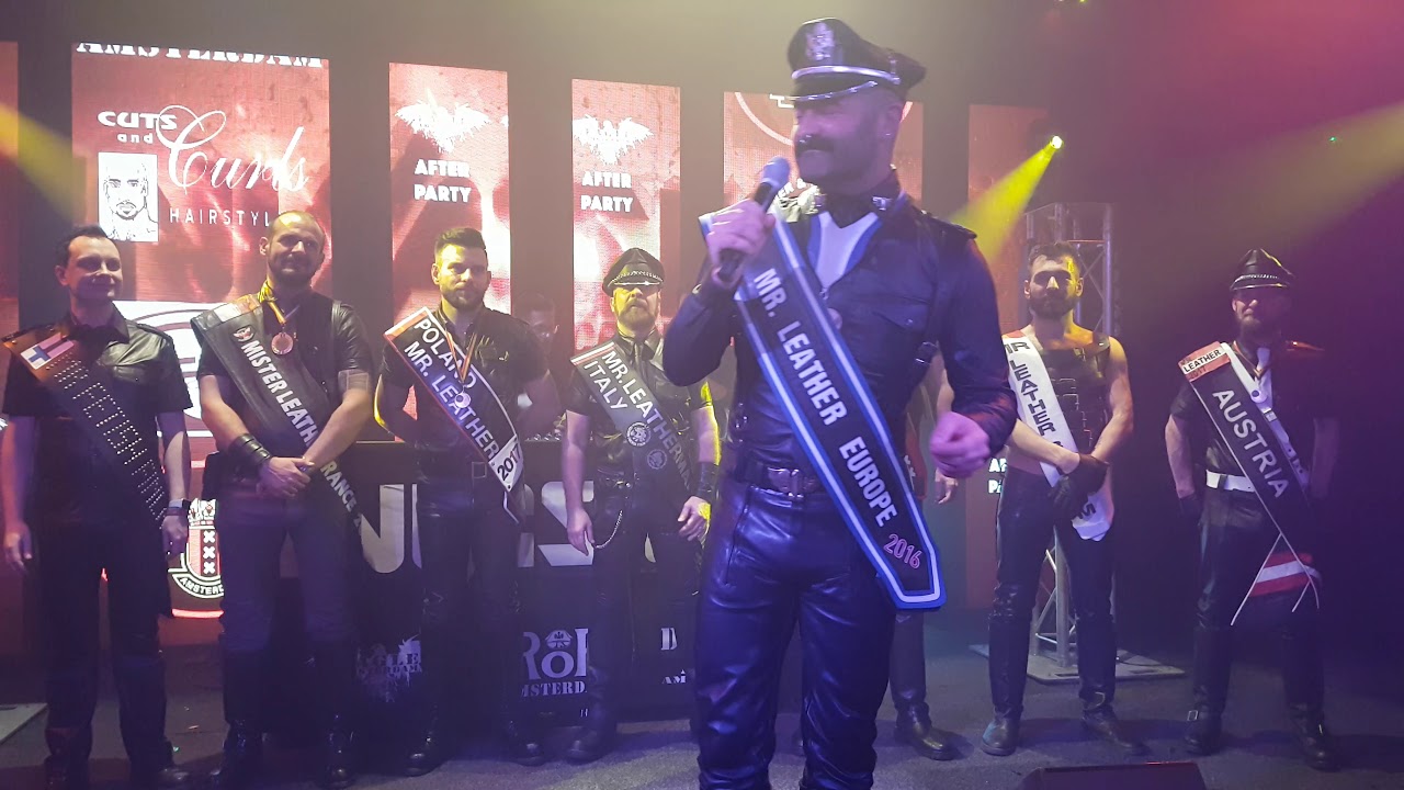 Raymond is Mr Leather Europe 2017 (4K)