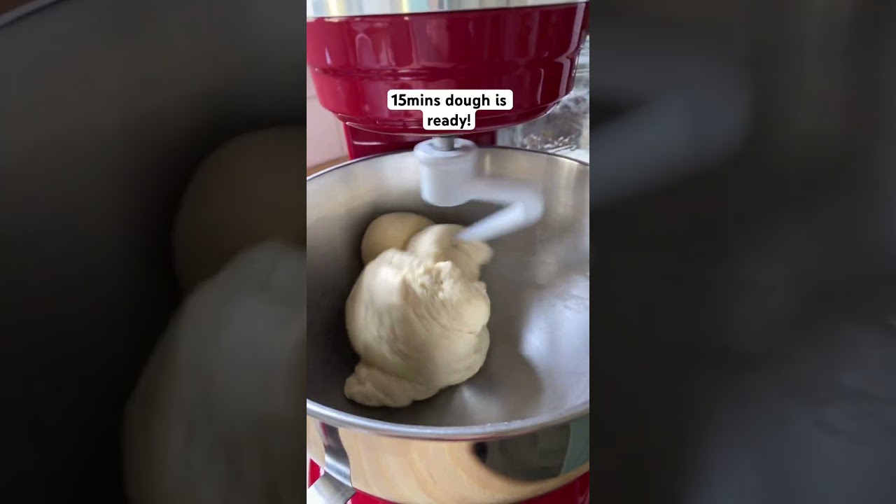 Kneading dough on stand mixer!