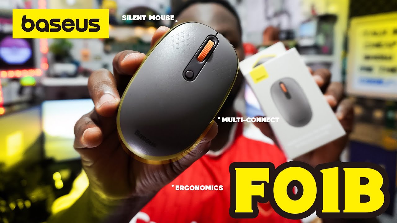 Baseus F01B Tri-Mode Wireless Mouse Unboxing & Review 🖱️