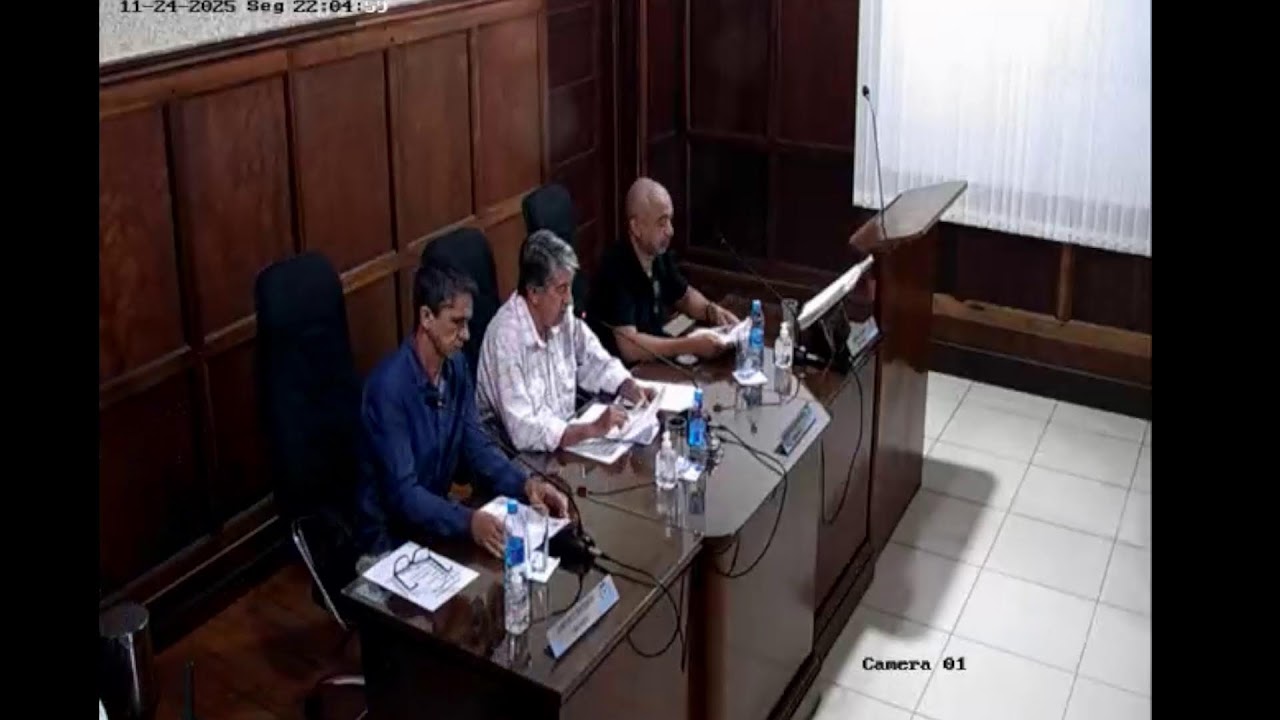 Sessão Ordinária de 24/11/2025 da Câmara Municipal de Tupi Paulista