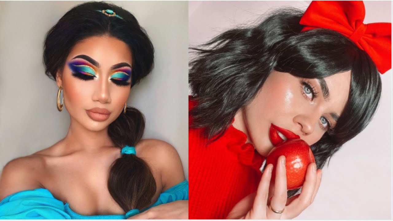 DISNEY PRINCESS MAKEUP TUTORIALS | MAKEUP TRANSFORMATION 2021