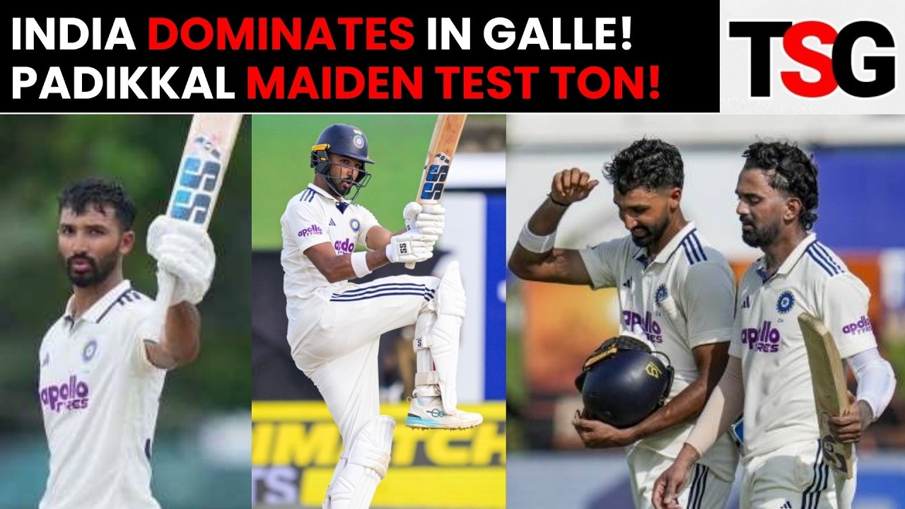 India vs Sri Lanka Day 1 Highlights: Devdutt Padikkal Maiden Century | Kl Rahul, Pant Innings