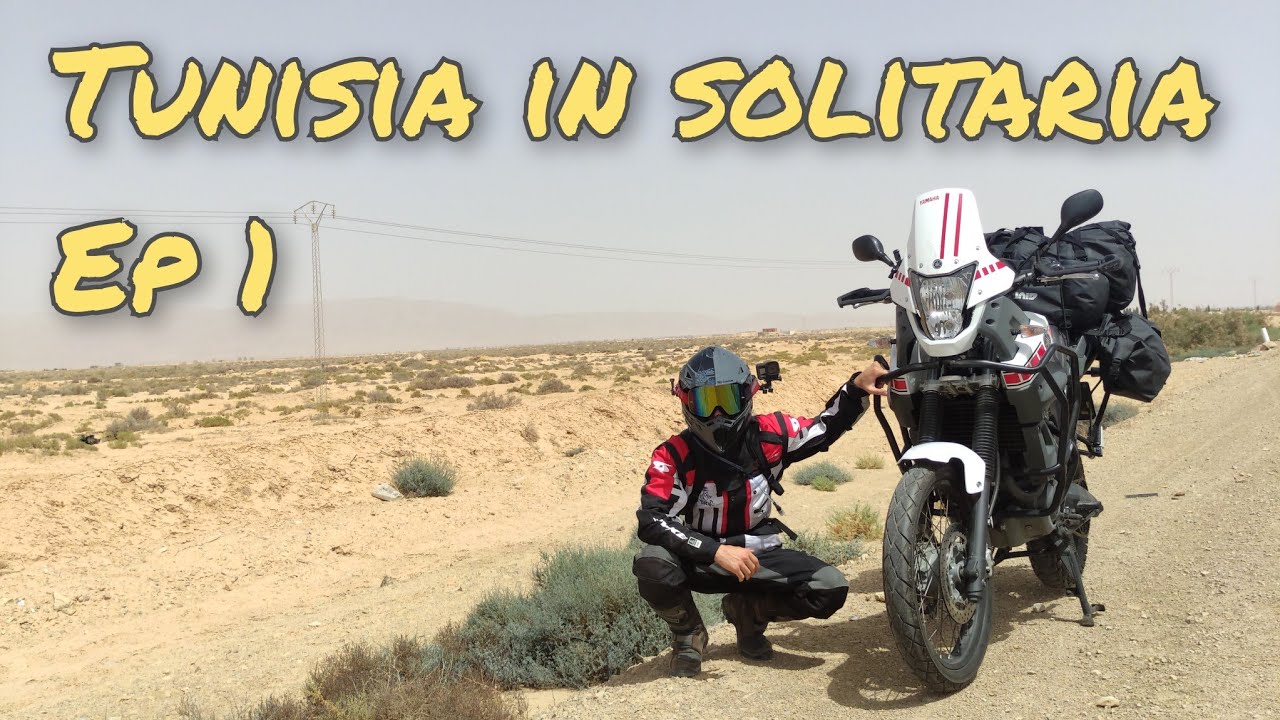 Tunisia in moto - XT 660 Z Ténéré - EP 1/5 - Il deserto in solitaria