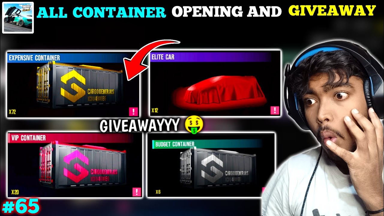 Once again opening my all containers in drive zone 🤑( part 5 ) || drive zone online gameplay