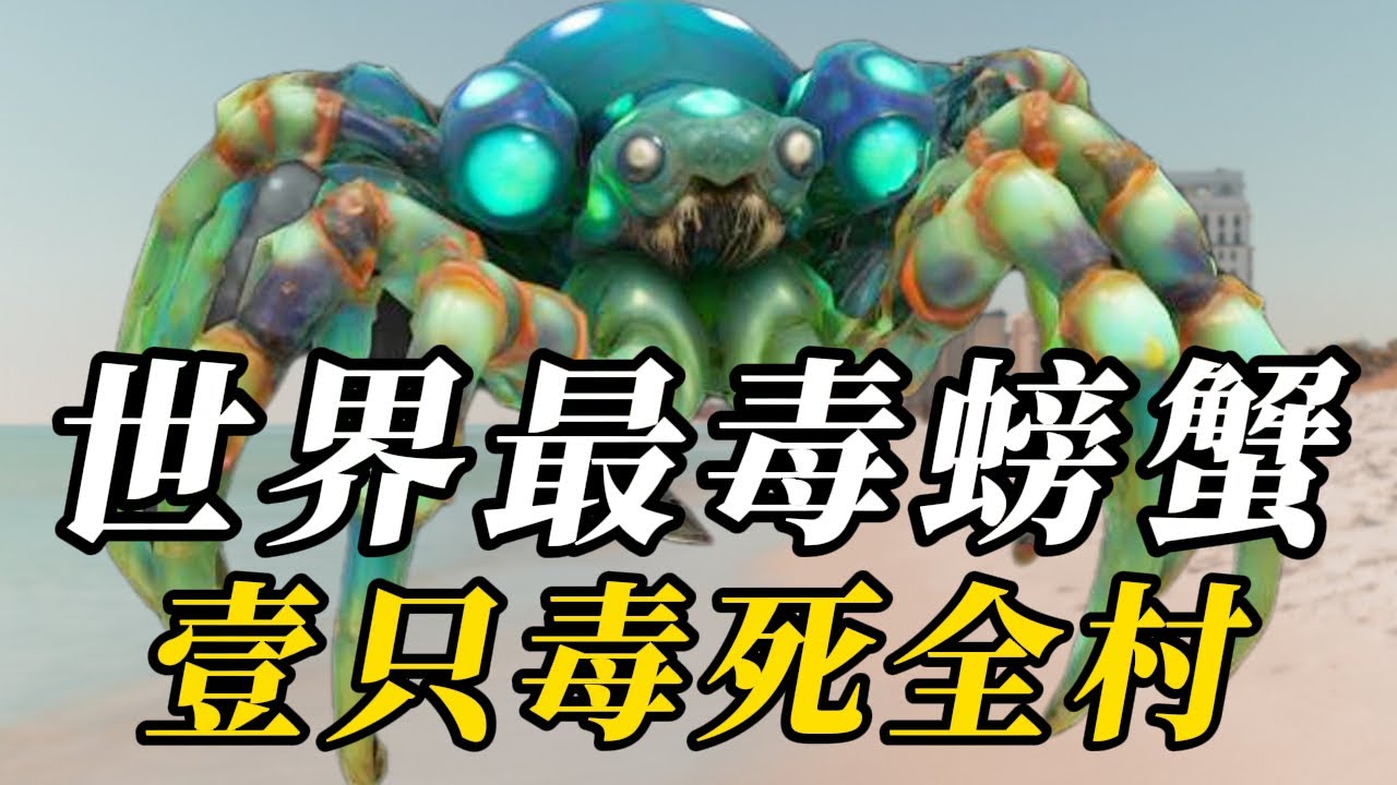 盤點全世界最毒，最毒螃蟹壹口毒殺11人，至今無藥可解！最稀有動物400年才能遇到配偶，99.99%的人沒有見過！最大食人魚體長1米8，數分鍾內可將壯牛啃爲白骨！#世界之最 #动物 #动物世界 #科普