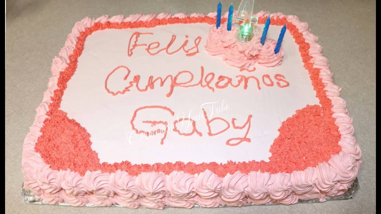 Pastel De Naranja y Decoración Facil