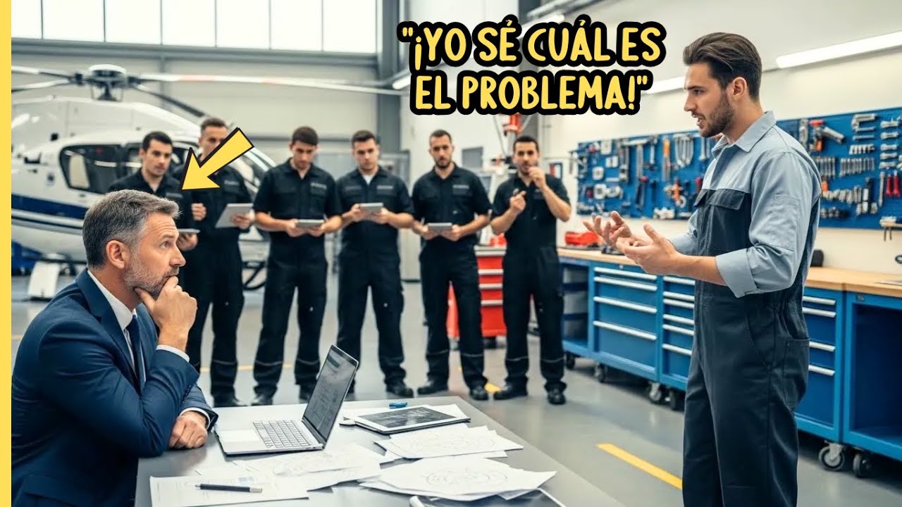 7 MECÁNICOS FRACASARON — EL JOVEN MECÁNICO OLVIDADO DEL TALLER DIJO UNA FRASE QUE SALVÓ AL...
