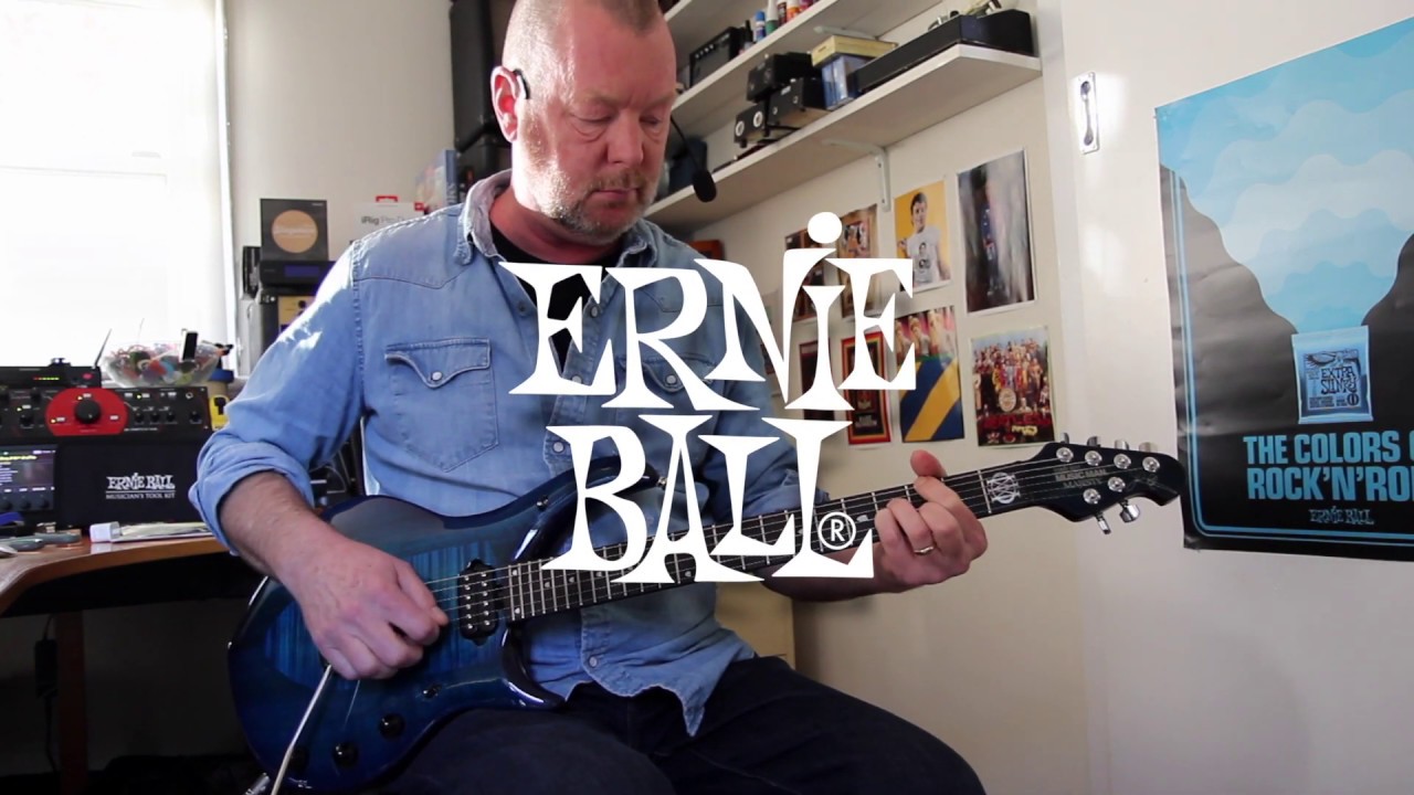 Ernie Ball Music Man 2019 John Petrucci Majesty Blue Honu.
