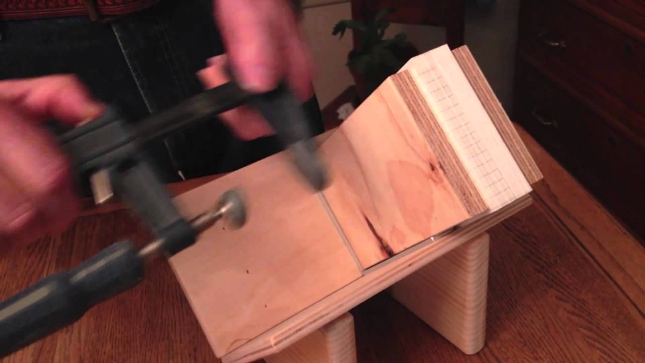 Letterpress Card Edge Painting Press Cradle