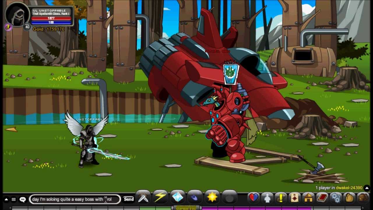 AdventureQuestWorlds I Boss Battles HD I Mithril Man